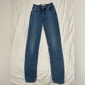 levi strauss &co. 721 high rise skinny jean. size 24